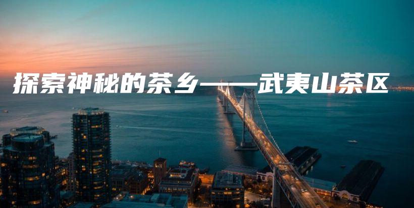 探索神秘的茶鄉(xiāng)——武夷山茶區(qū)插圖