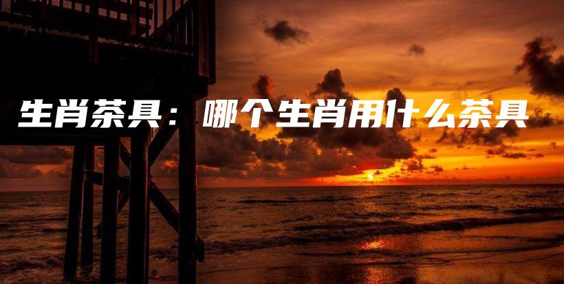 生肖茶具：哪個(gè)生肖用什么茶具插圖