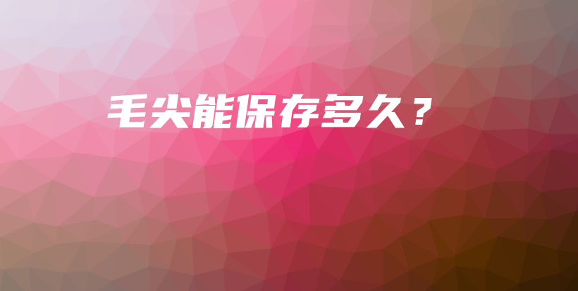 毛尖能保存多久？插圖