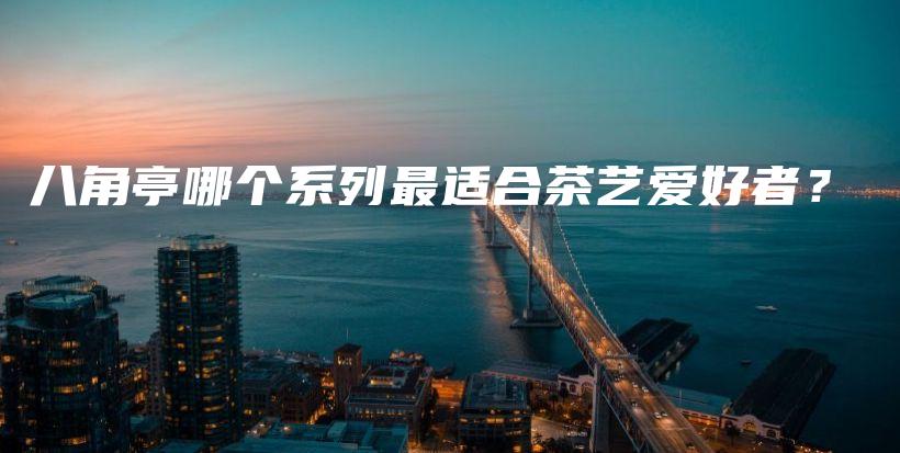 八角亭哪個(gè)系列最適合茶藝愛好者？插圖