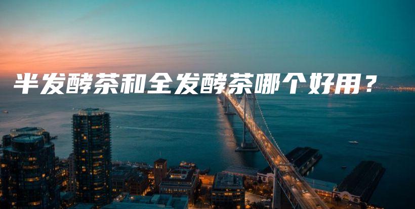 半發(fā)酵茶和全發(fā)酵茶哪個好用？插圖