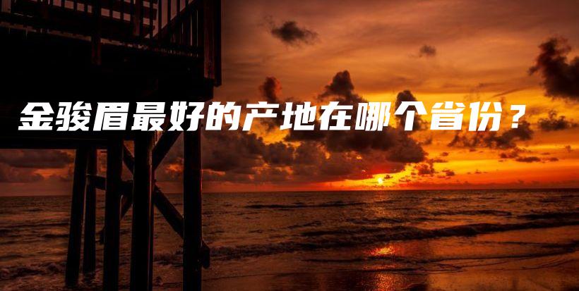 金駿眉最好的產(chǎn)地在哪個(gè)省份？插圖