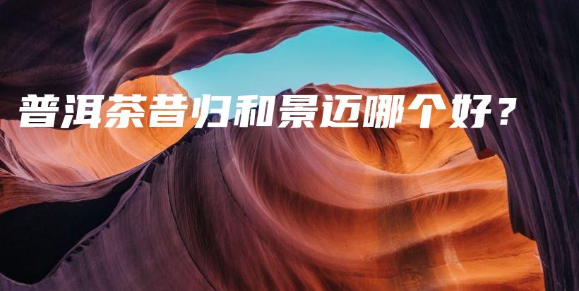普洱茶昔歸和景邁哪個好？插圖