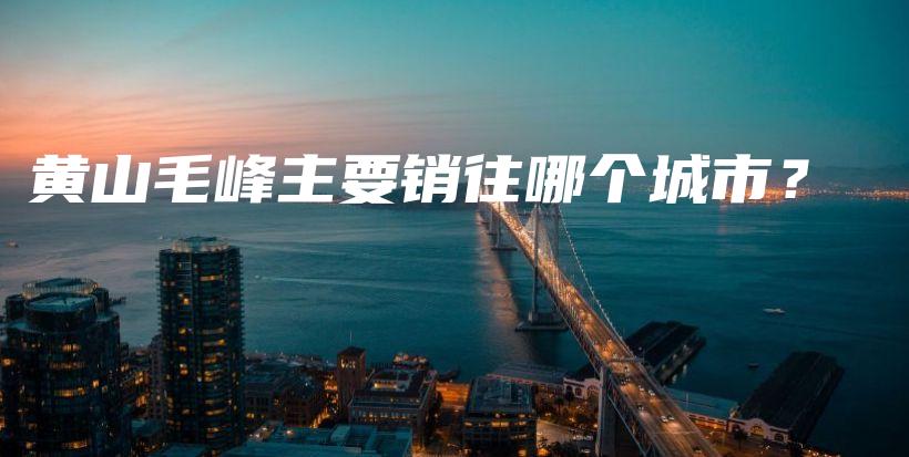 黃山毛峰主要銷往哪個(gè)城市？插圖