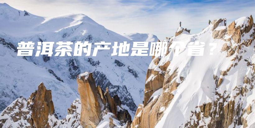 普洱茶的產(chǎn)地是哪個?。坎鍒D