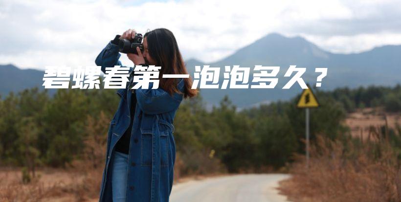 碧螺春第一泡泡多久？插圖