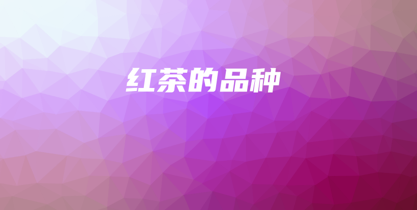 紅茶的品種插圖