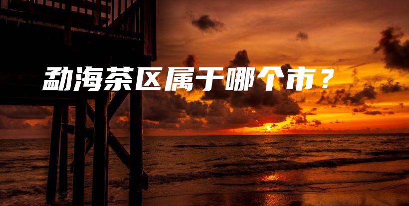 勐海茶區(qū)屬于哪個(gè)市？插圖