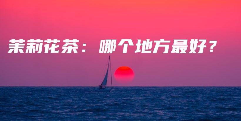茉莉花茶：哪個(gè)地方最好？插圖