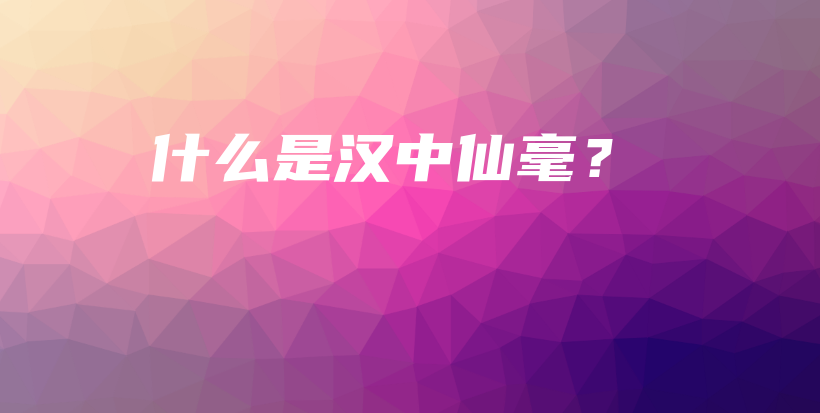 什么是漢中仙毫？插圖