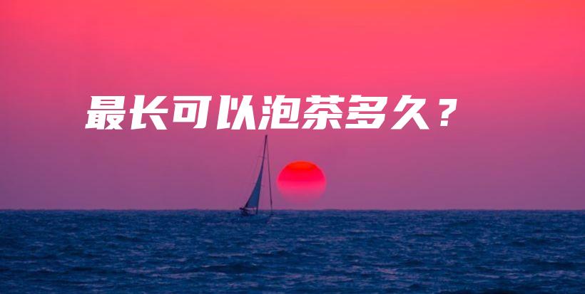 最長可以泡茶多久？插圖