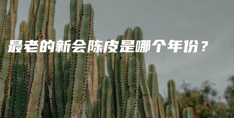 最老的新會(huì)陳皮是哪個(gè)年份？插圖