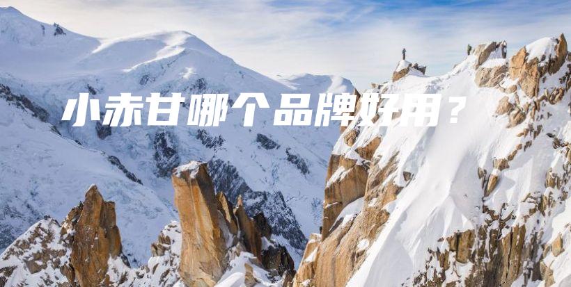 小赤甘哪個品牌好用？插圖